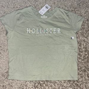 Green hollister shirt